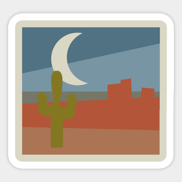 Lispe Moonlight Desert Sticker by Lispe